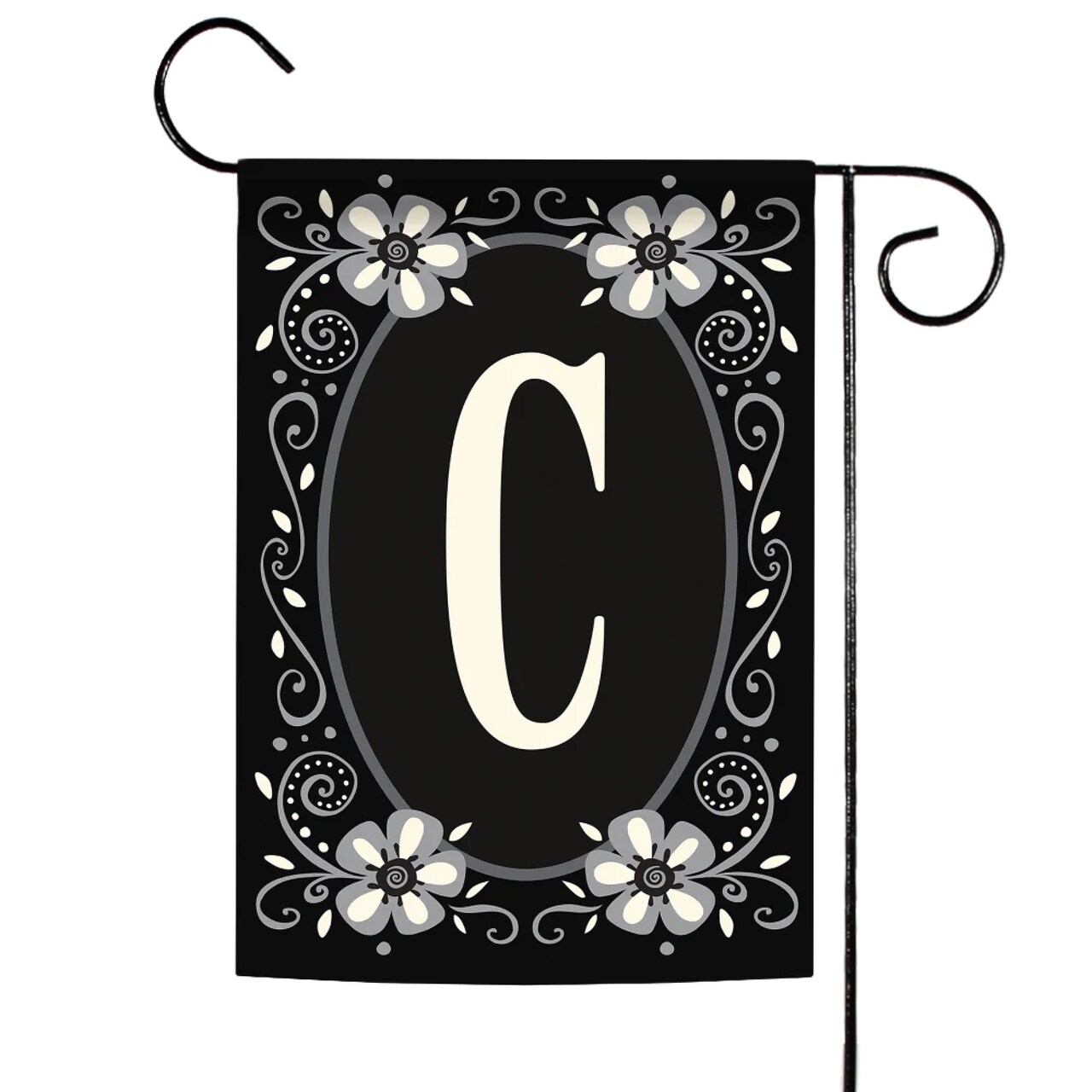 Toland Home Garden Classic Monogram Letter C Outdoor Garden Flag 18" x 12.5"